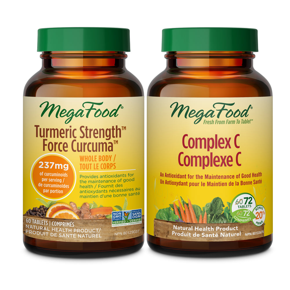 Turmeric Strength (60 Tablets) + Complex C (72 Tablets)