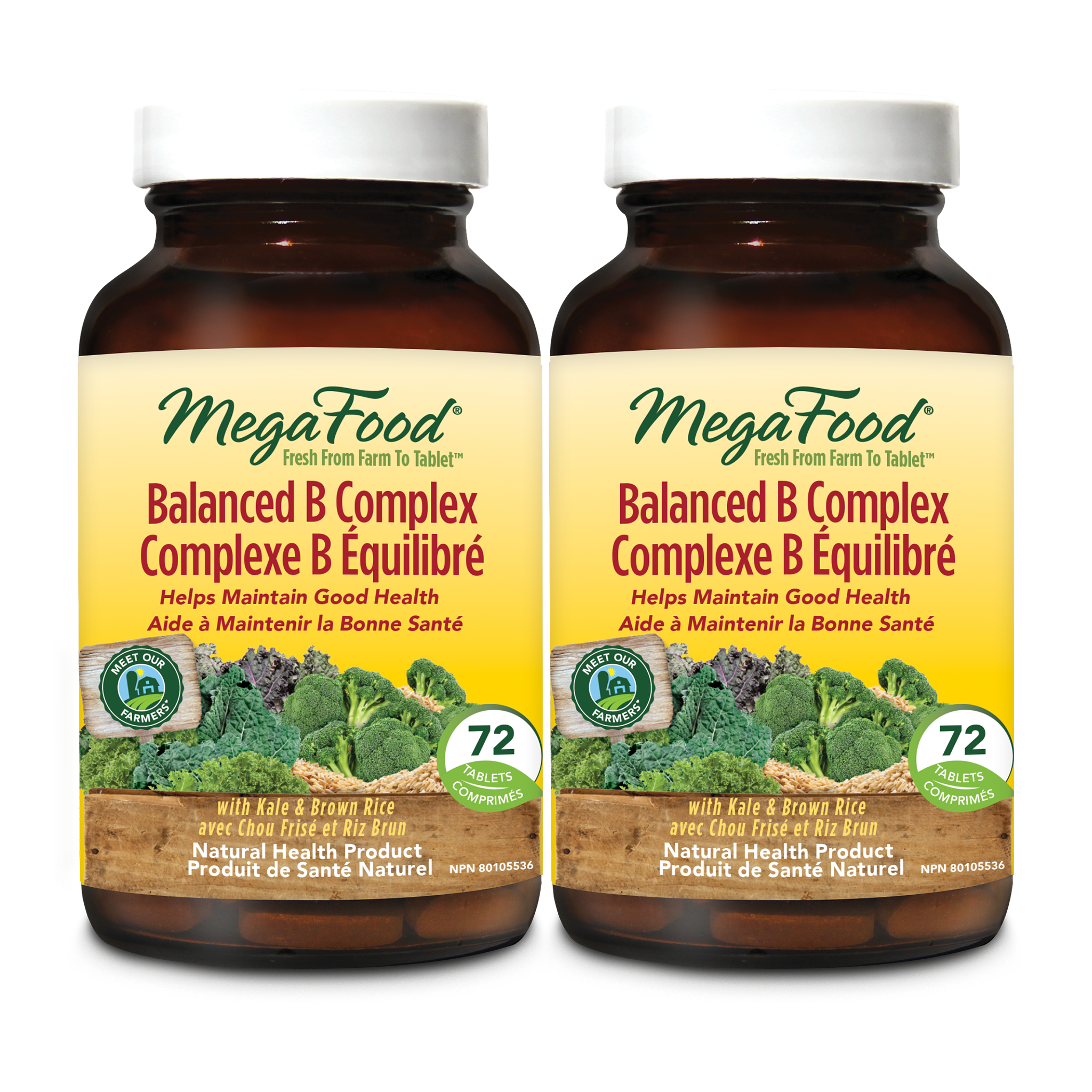 Balanced B Complex (72 Tablets) + Balanced B Complex (72 Tablets)