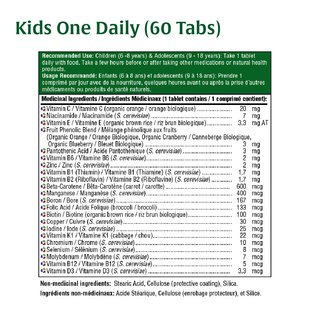 Kid’s One Daily (60 Tablets) + C Defense Tangy Citrus Gummies (70 Gummies)