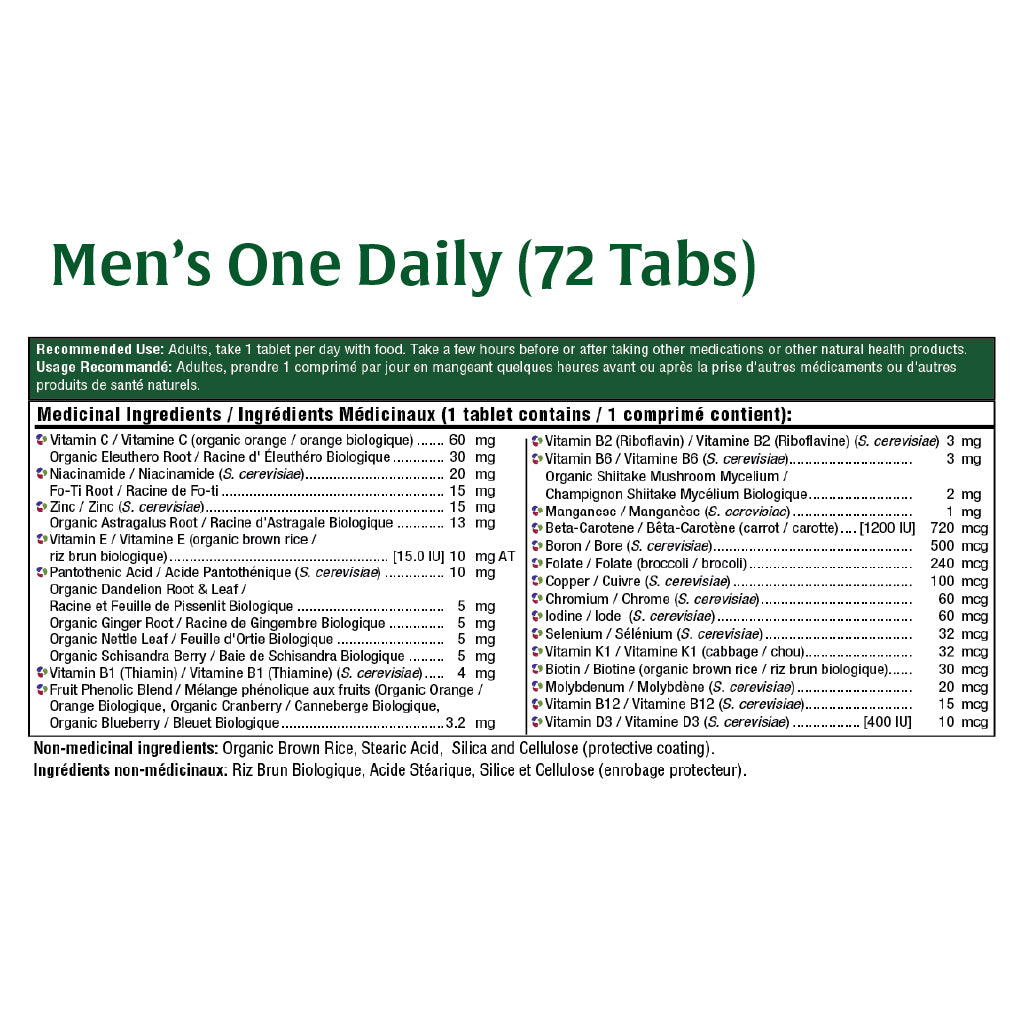 Men’s One Daily (72 Tablets)  + Men’s One Daily (72 Tablets)