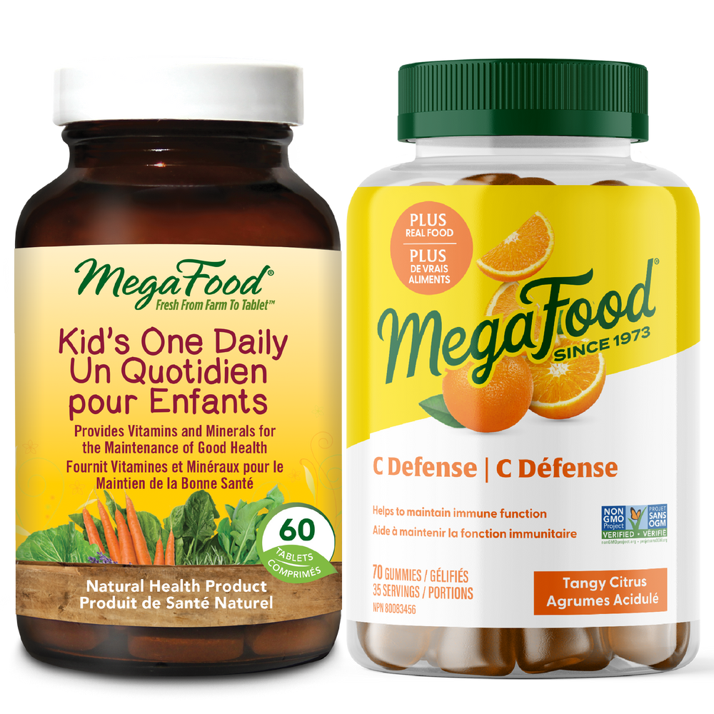 Kid’s One Daily (60 Tablets) + C Defense Tangy Citrus Gummies (70 Gummies)